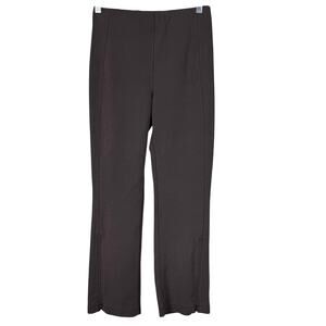 Lululemon Ribbed Softstreme Zip-Leg HR Cropped Pant Espresso Women's Sz 6 EUC